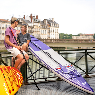 Aqua Marina 11’6” Coral 2023 Touring Inflatable Paddle Board SUP Night Fade actual size